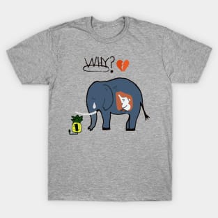 The pineapple elephant is dead T-Shirt
